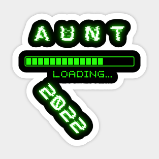 Loading bar Aunt 2022 Sticker